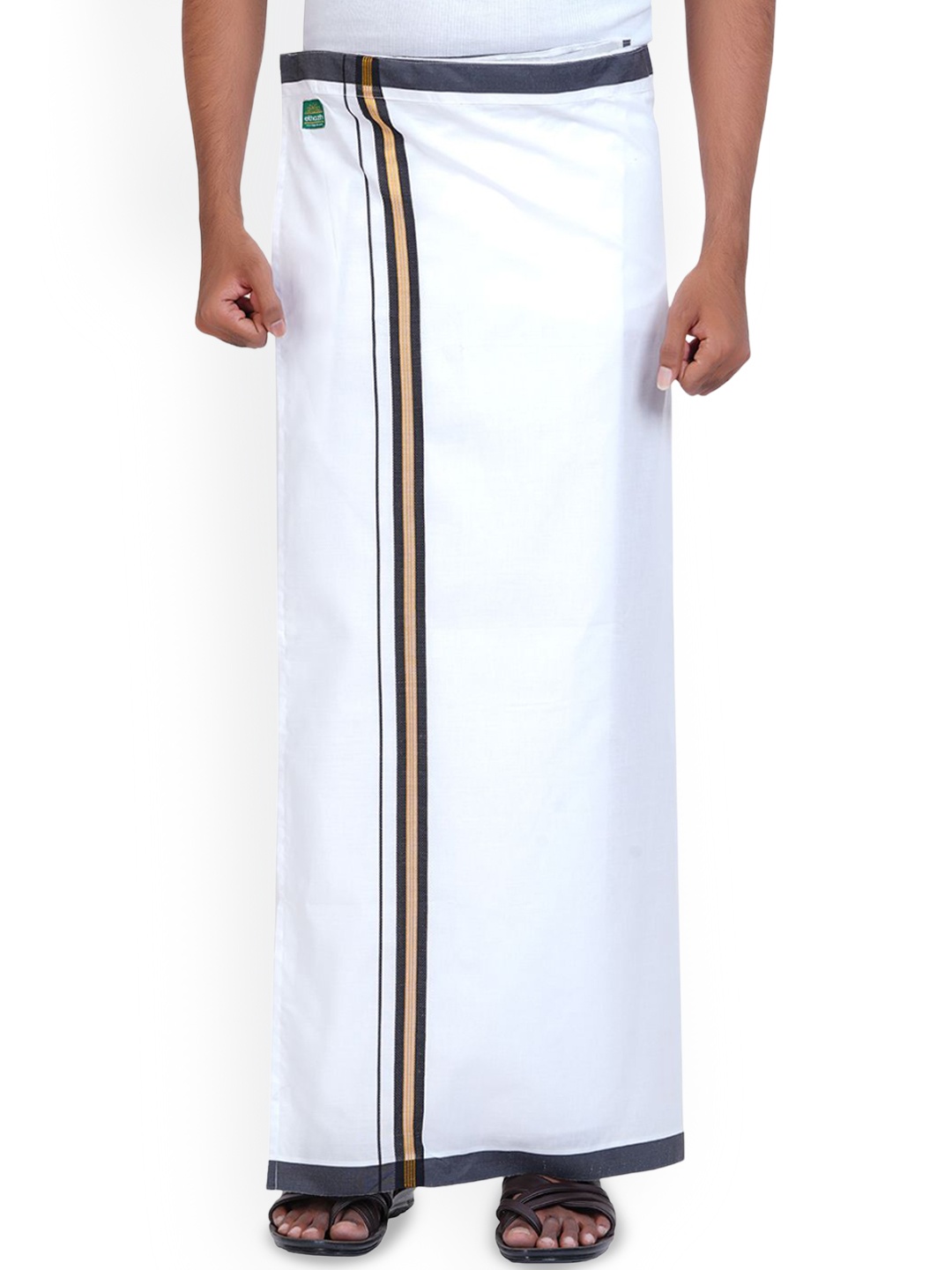 

Ethazh Men Dhotis, White