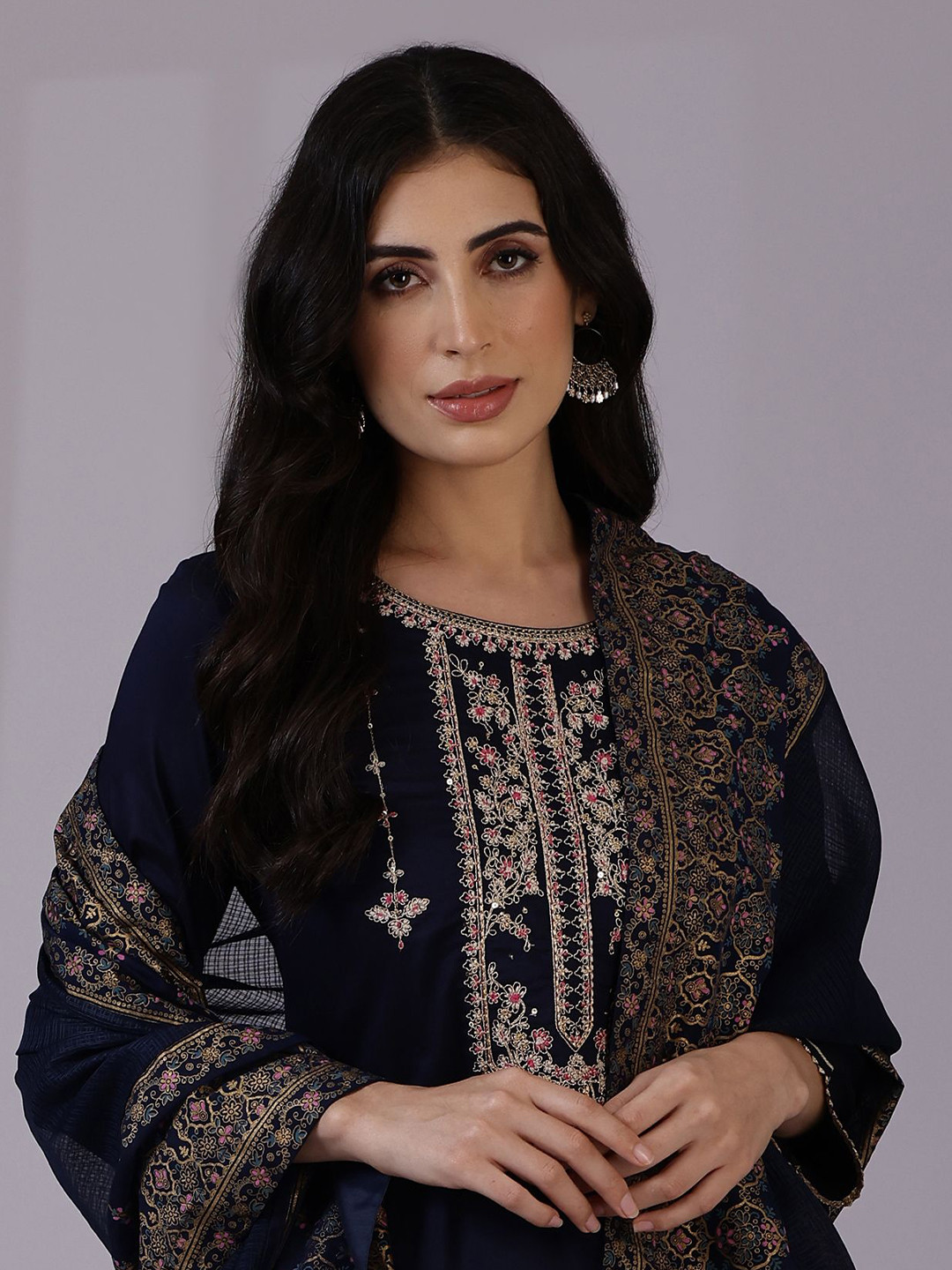 

W Dupatta, Blue