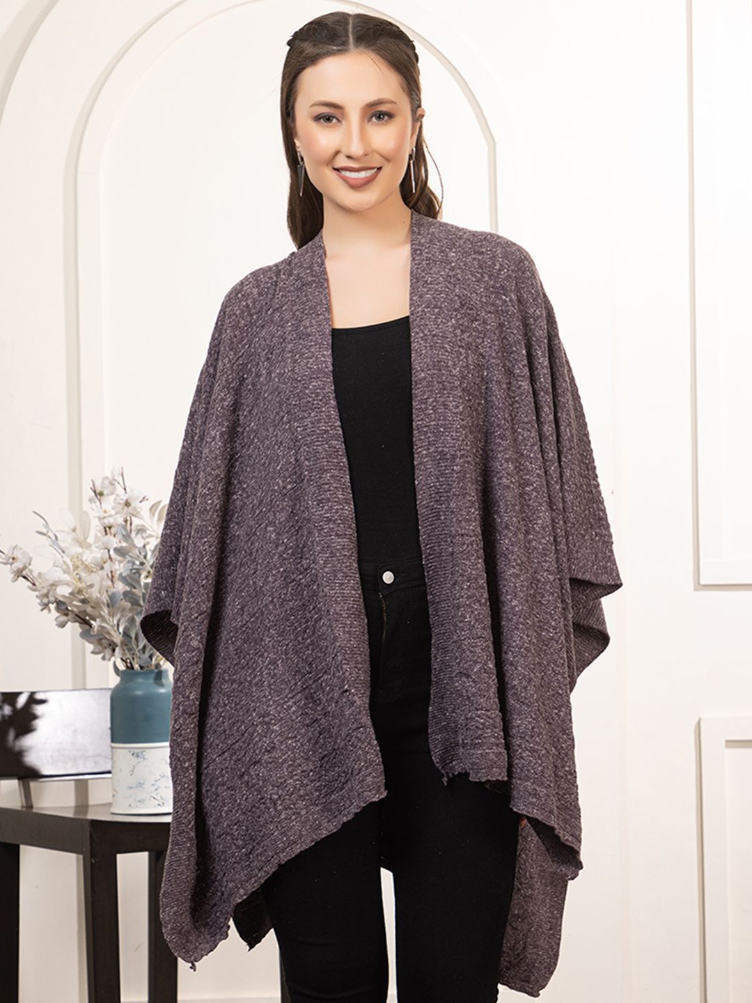

Anouk Open Front Shrug, Beige