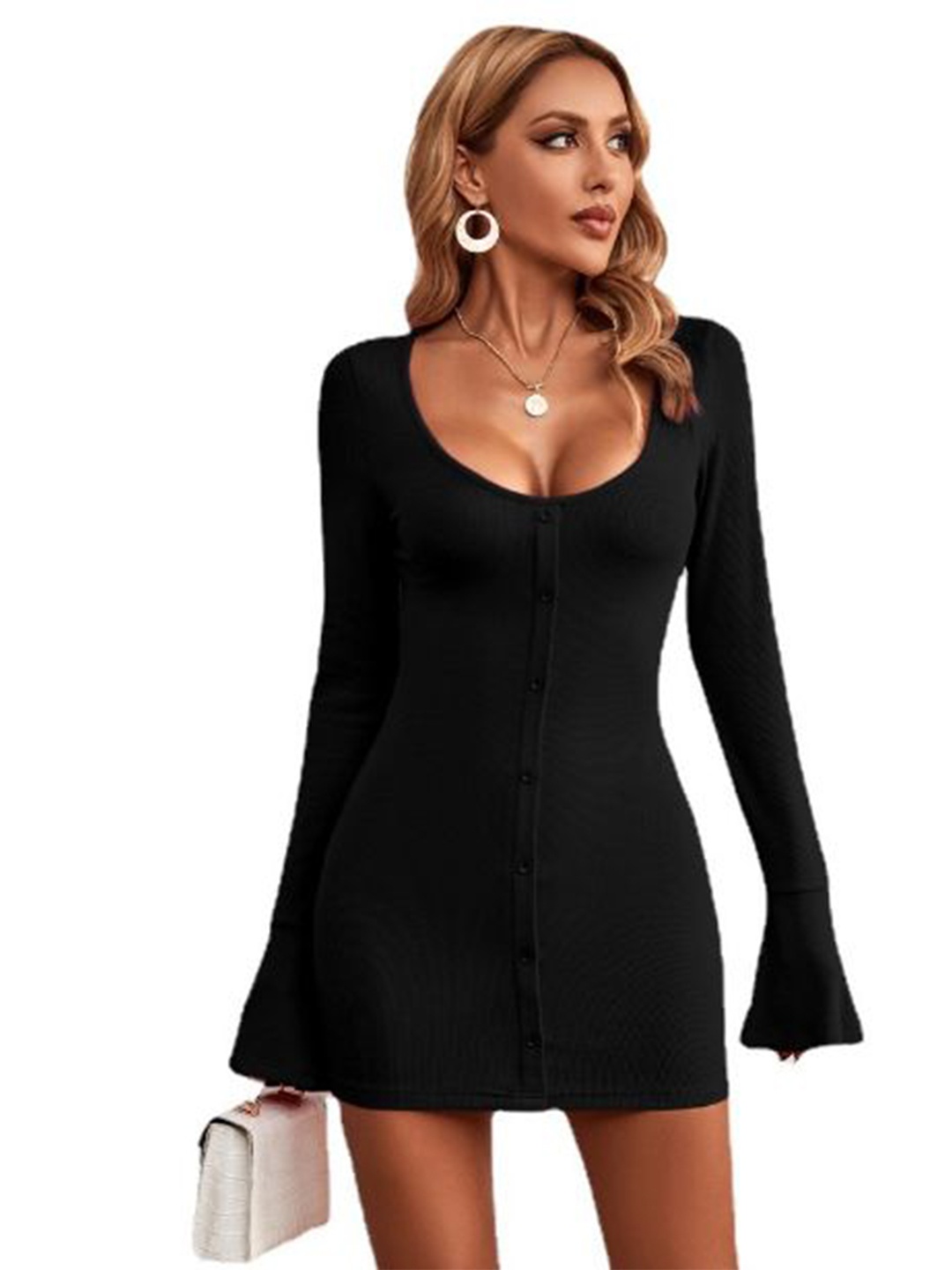 

StyleCast Women Fit & Flare Mini Dress, Black