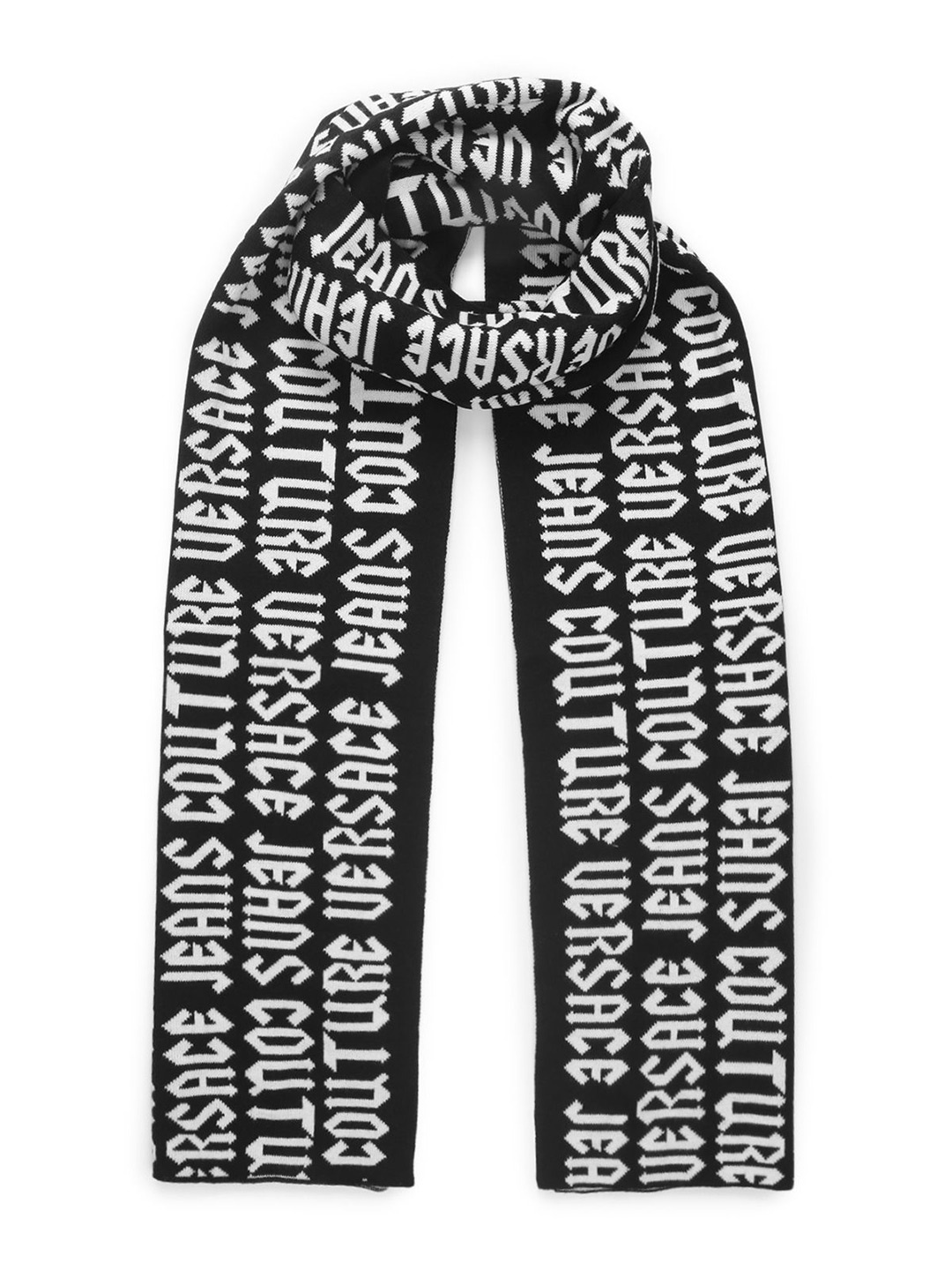 

Versace Jeans Couture Men Printed Scarf, Black
