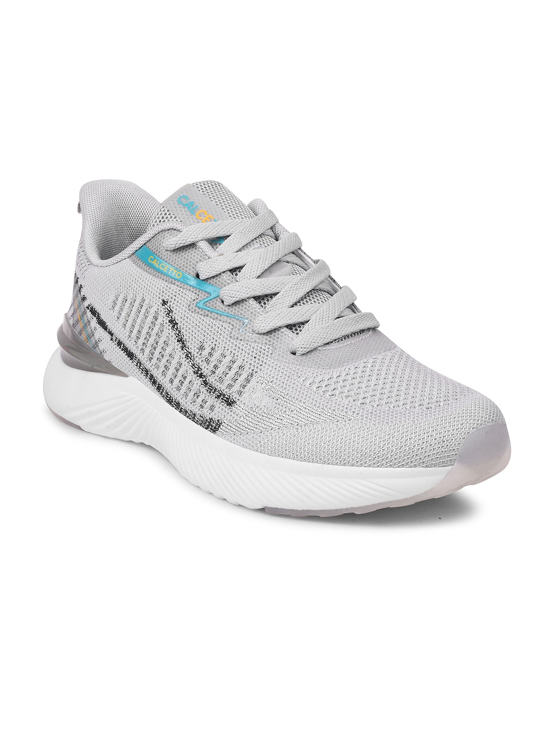 

Calcetto Men Mesh Running Non-Marking Shoes, Grey