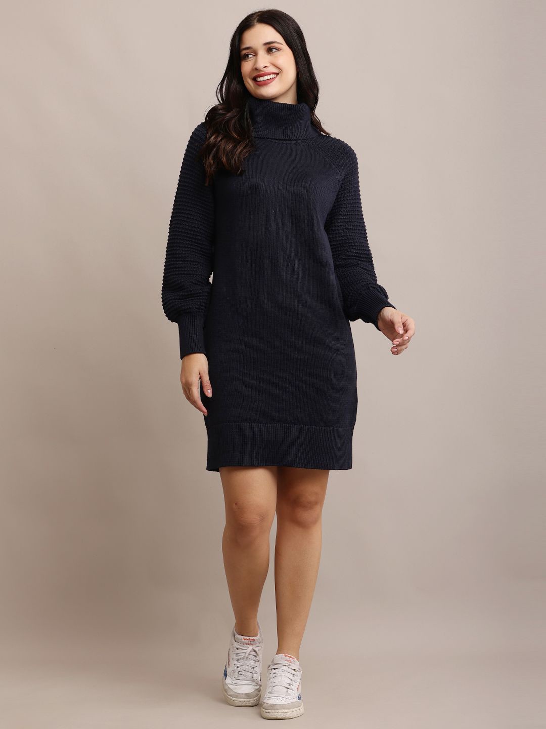 

NoBarr Women Long Sleeves Sheath Dress, Blue