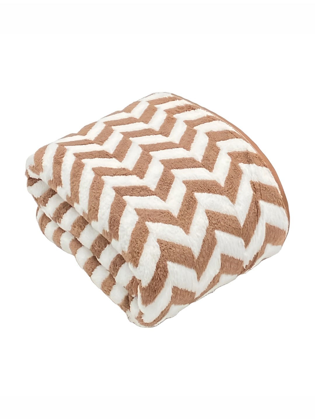 

tundwal's Brown & White Striped Super Soft Microfiber 400 GSM Bath Towel