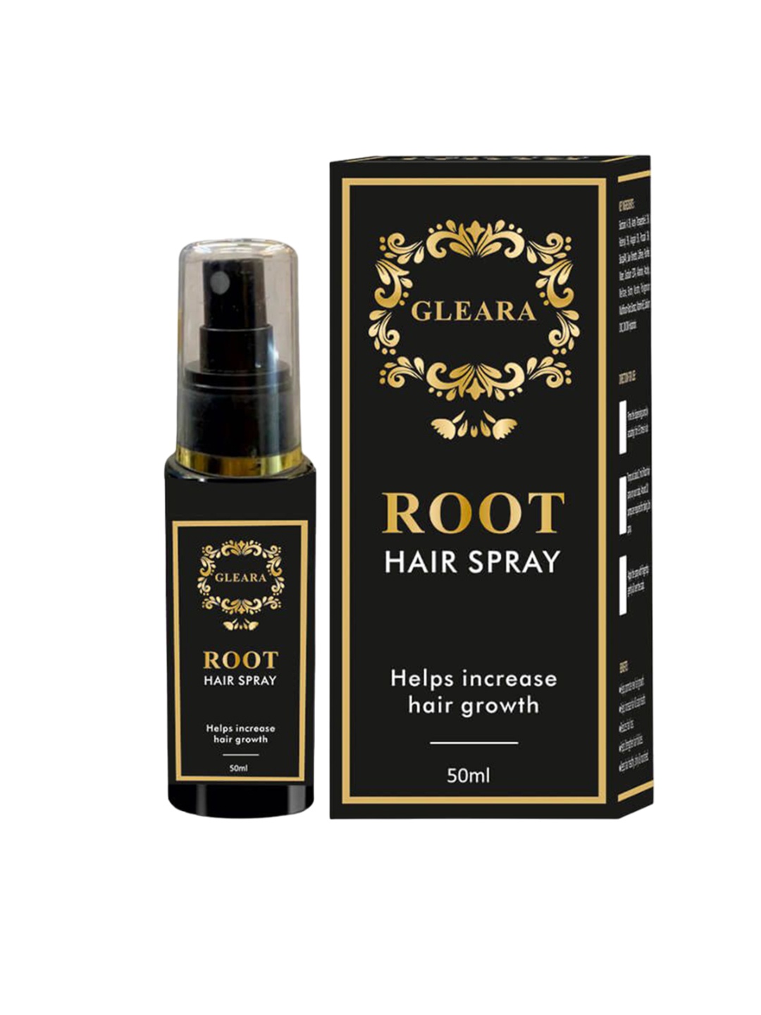

Gleara Root Hair Spray With Argan Oil & Vitamin E - 50 ml, Black