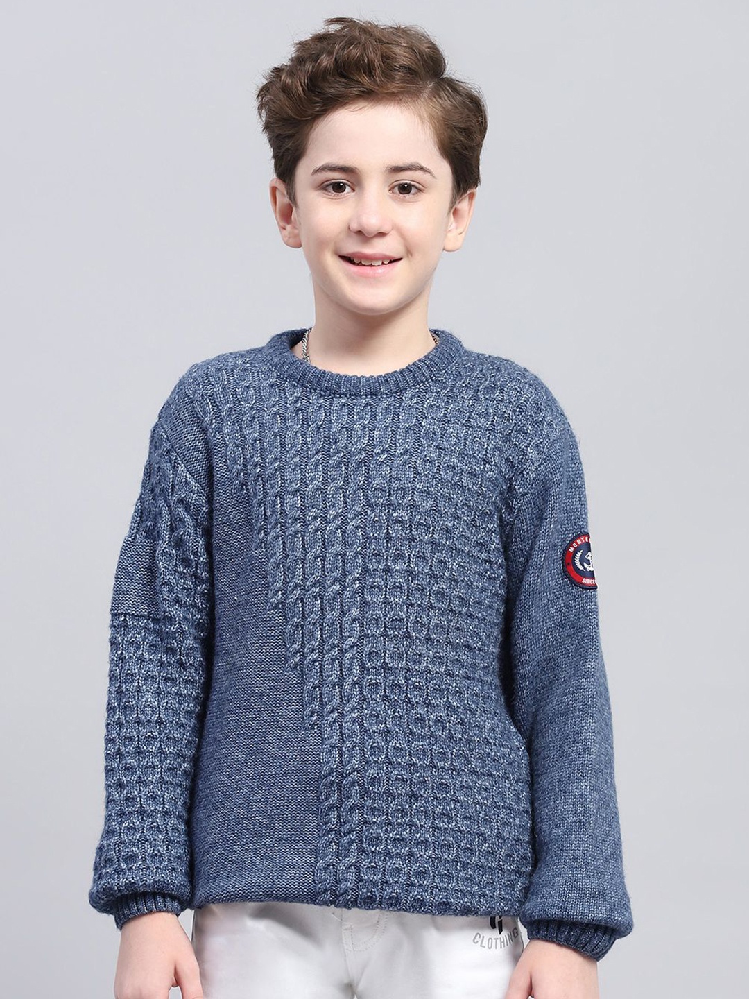 

Monte Carlo Boys Woollen Pullover, Blue