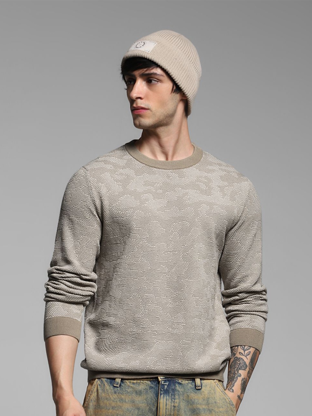 

Jack & Jones Men Pullover, Grey