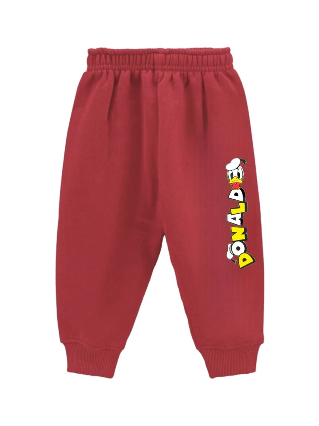 

FRENCH KLEIDER Boys Cartoon Characters Printed Mid Rise Joggers, Maroon