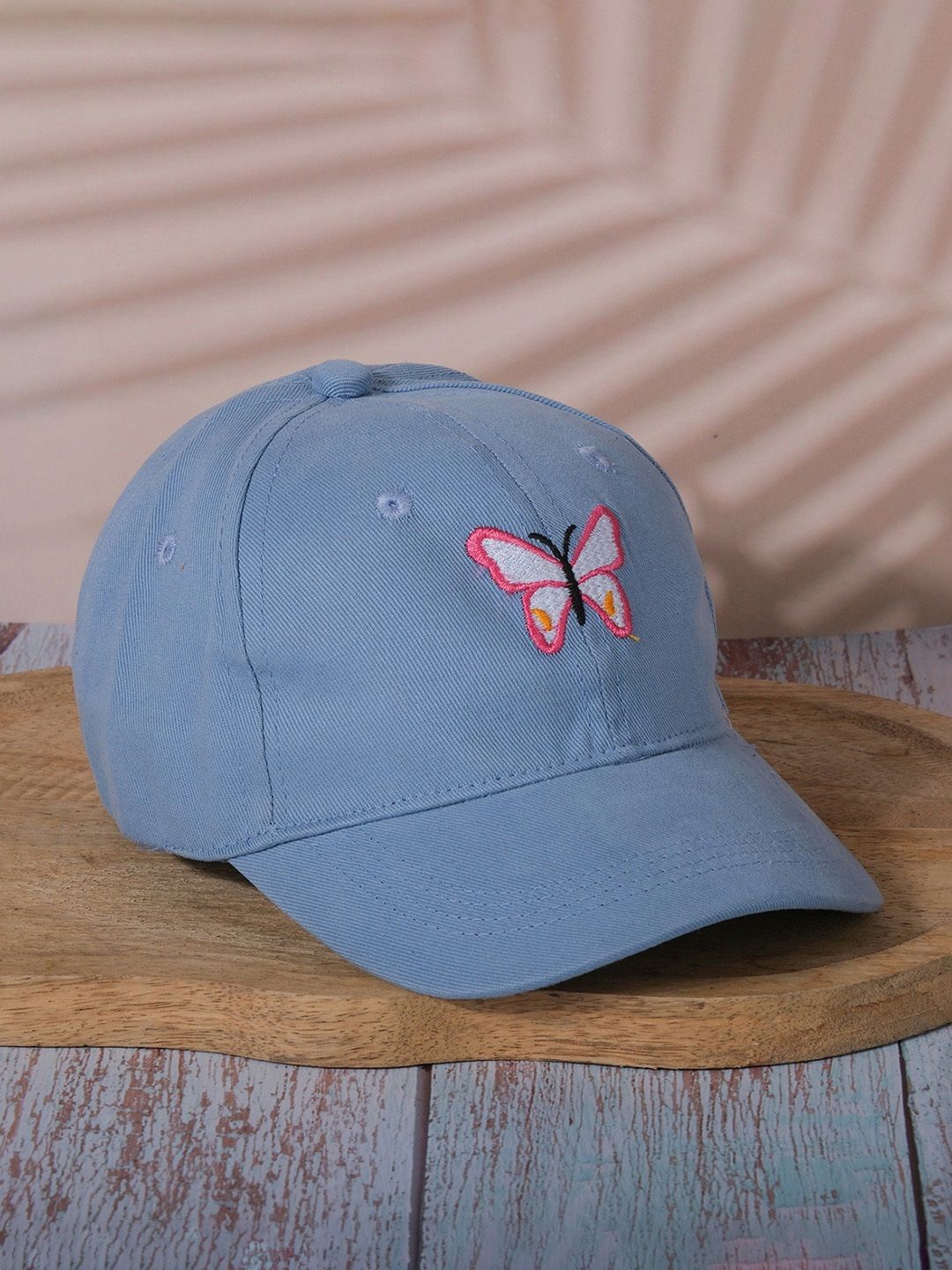 

DukieKooky Kids Embroidered Cotton Baseball Cap, Blue