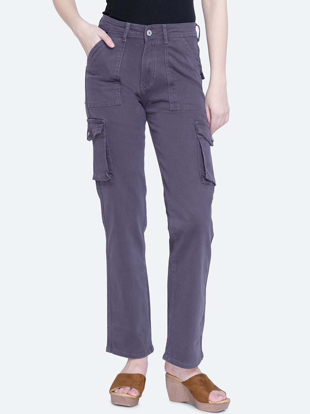 

FCK-3 Women Hottie High-Rise Stretchable Jeans, Grey