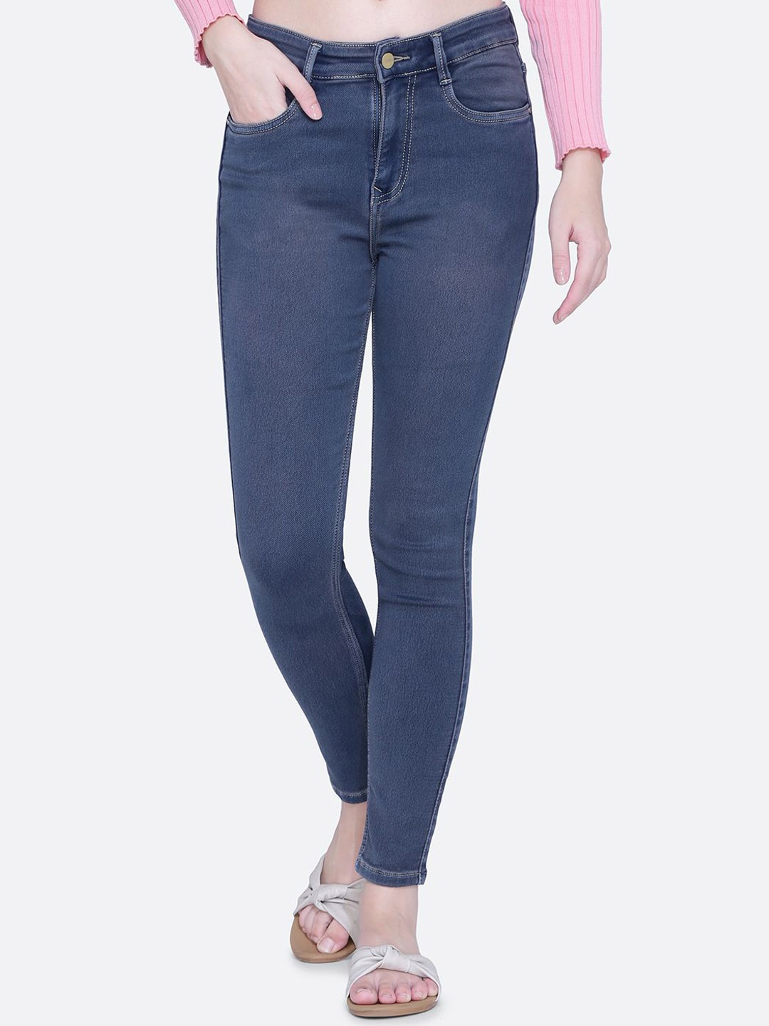 

FCK-3 Women Hottie High-Rise Stretchable Jeans, Blue