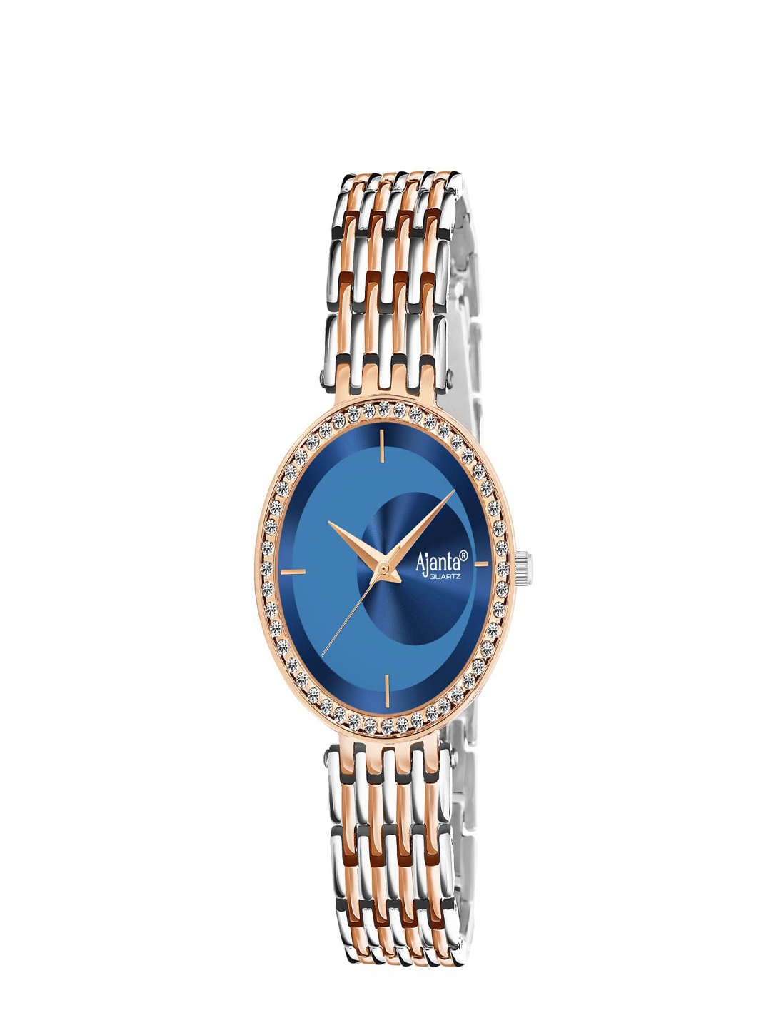 

Ajanta Quartz Women Dial & Stainless Steel Straps Analogue Watch AWC125ESL 1, Silver
