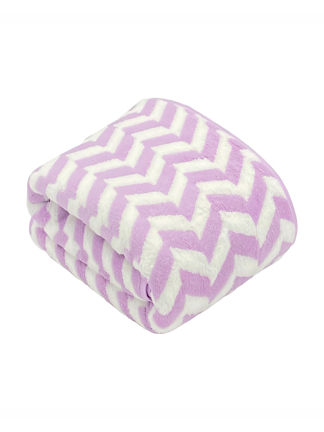 

tundwal's Purple & White Striped Super Soft Microfiber 400 GSM Bath Towel