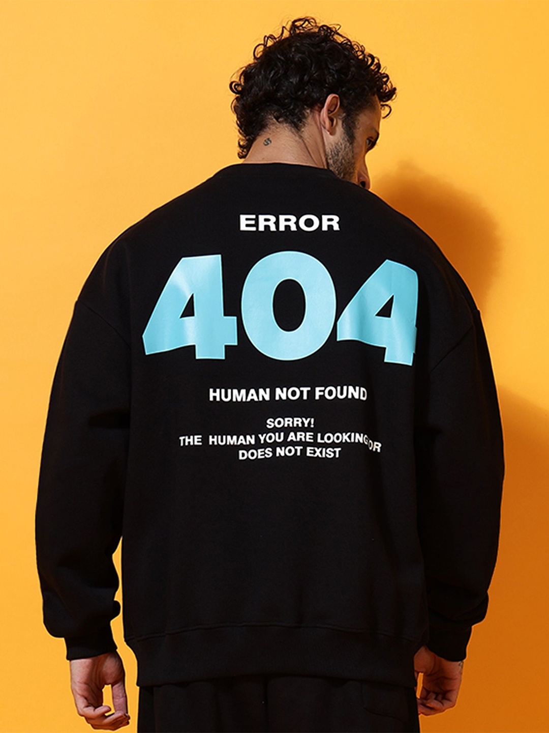 

GRIFFEL Men Typography Printed Sweatshirt, Black