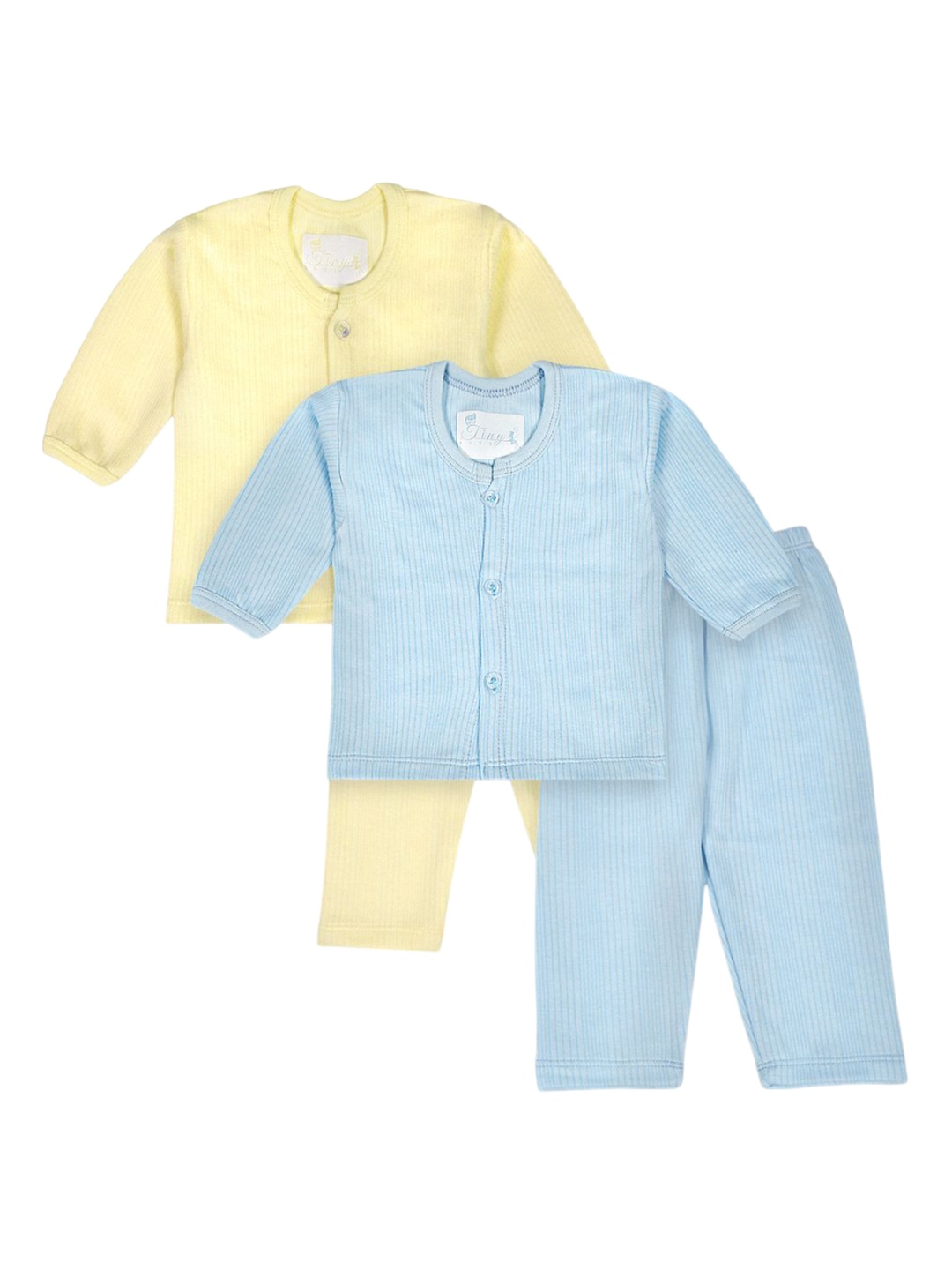 

Tiny Bugs Kids Pack Of 2 Cotton Thermal Set, Yellow