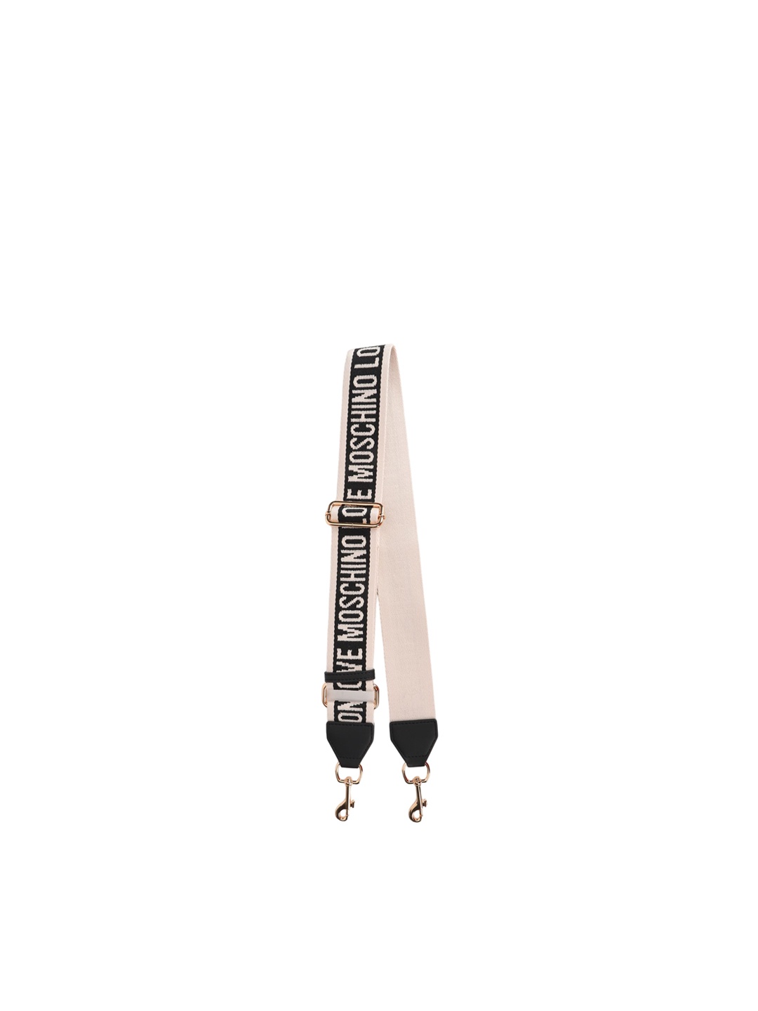 

LOVE MOSCHINO Colourblocked PU Structured Shoulder Bag, Black