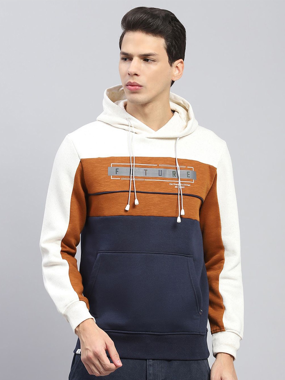 

Monte Carlo Men Printed Hooded Sweatshirt, White