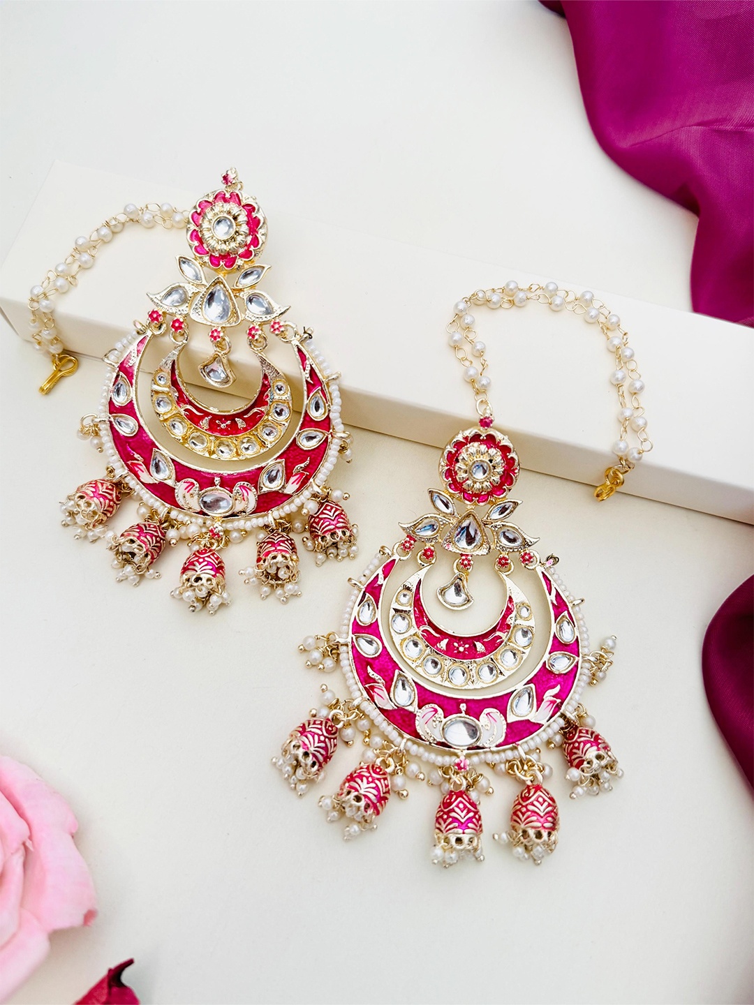 

ABDESIGNS Gold-Plated Classic Drop Earrings