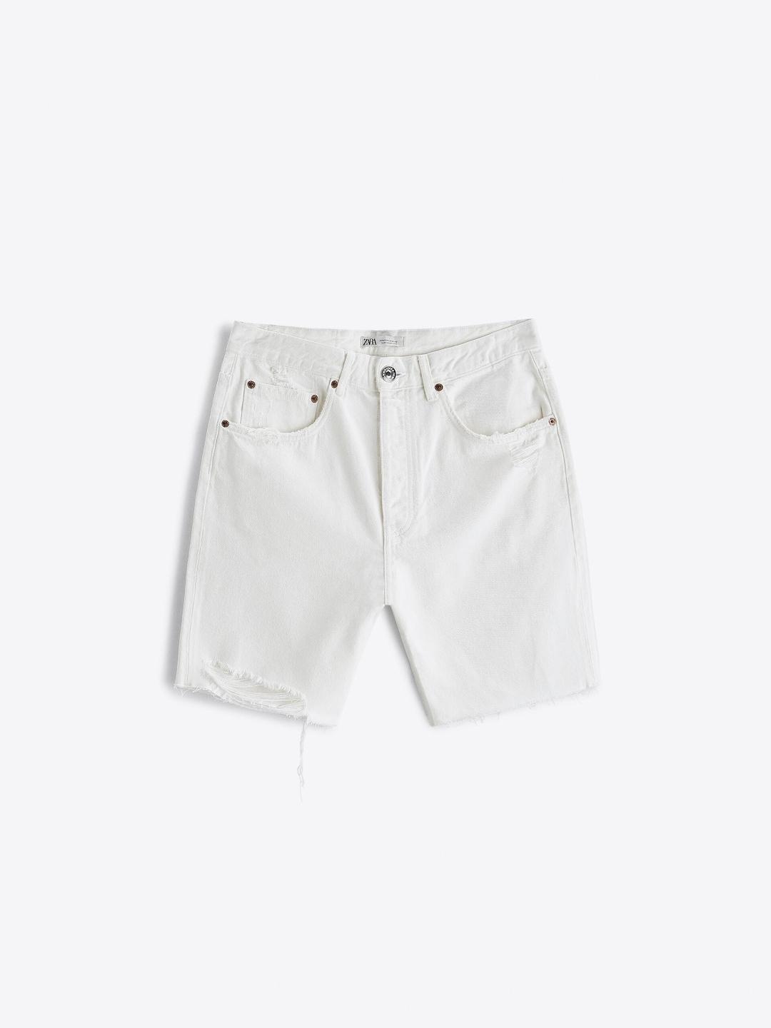 

ZARA Men White Shorts