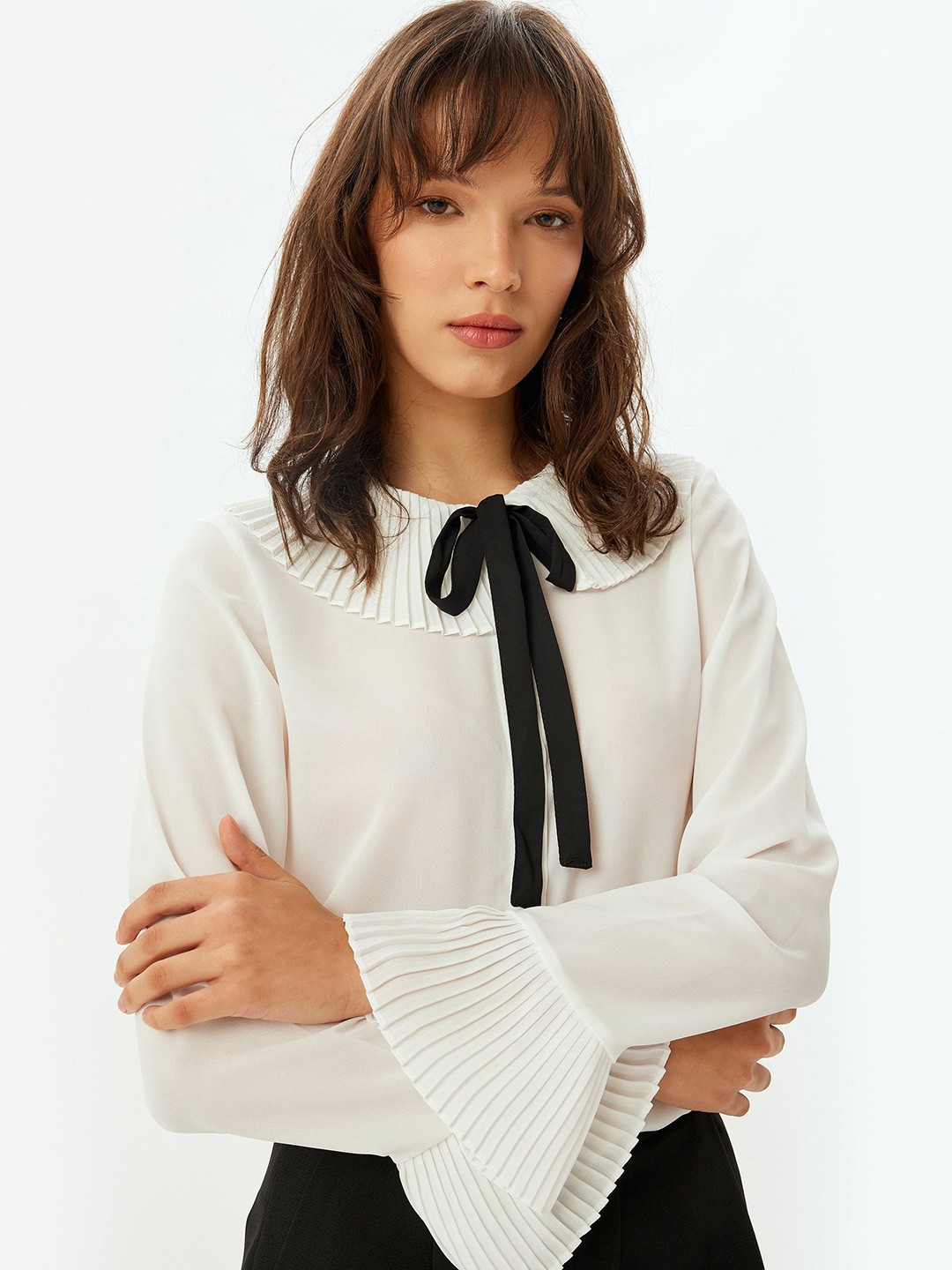 

Koton Women Opaque Casual Shirt, White
