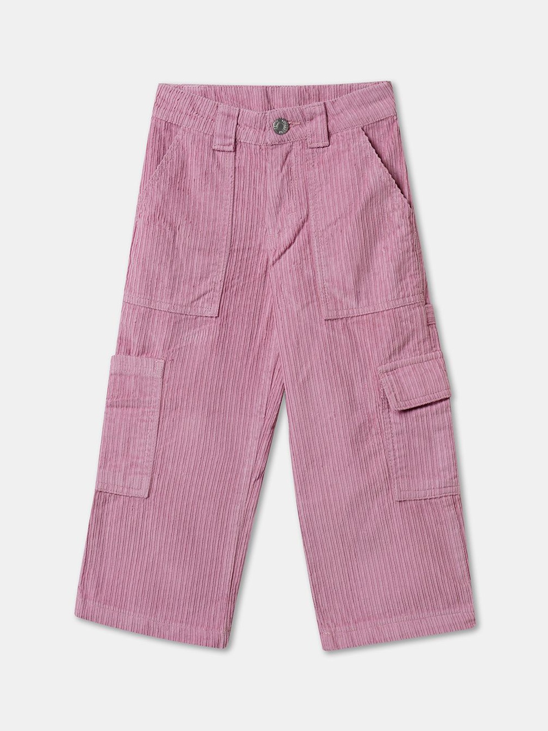 

R&B Girls Solid Cargos, Pink