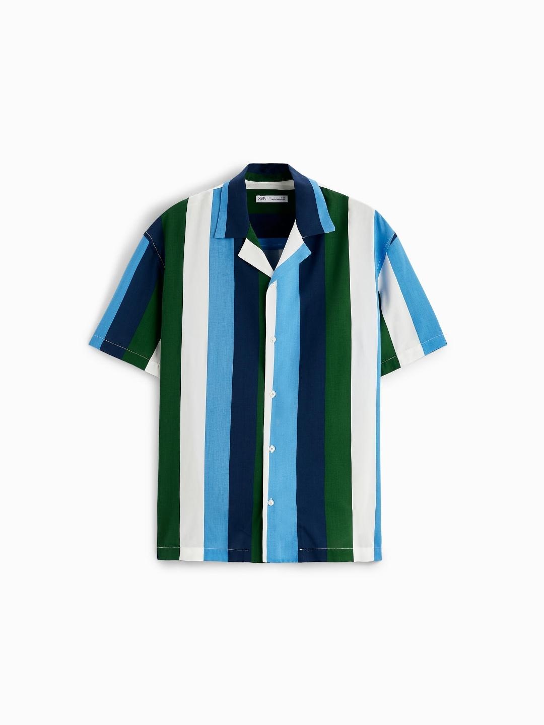 

ZARA Men Blue Shirts