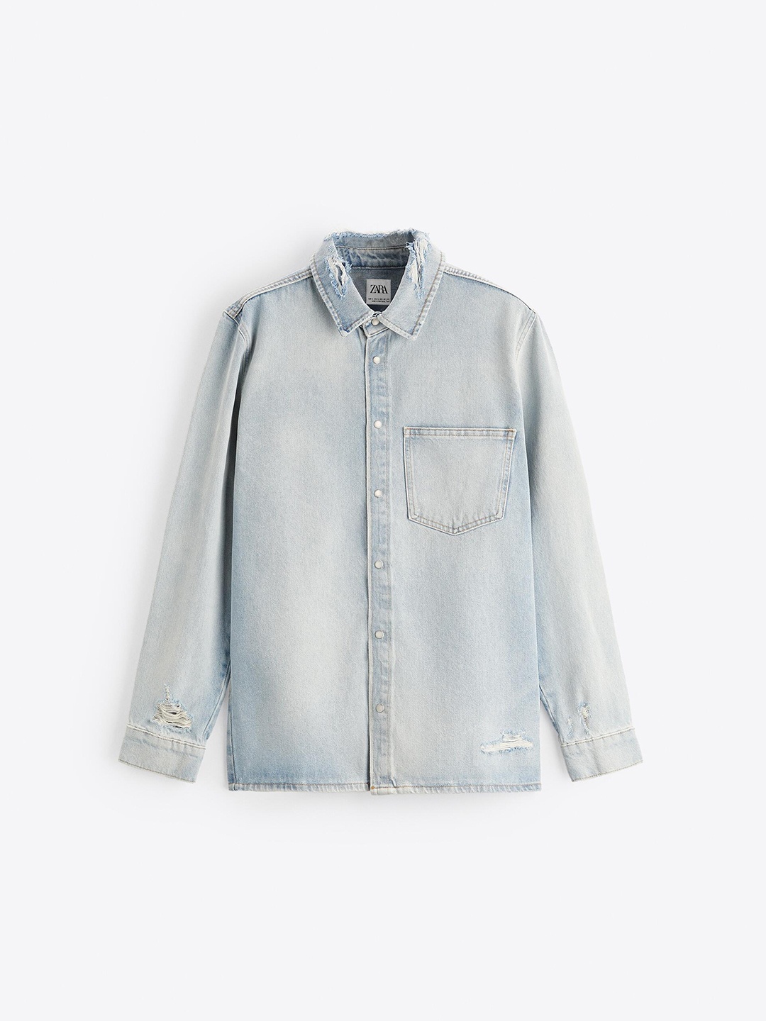 

ZARA Men Blue Shirts