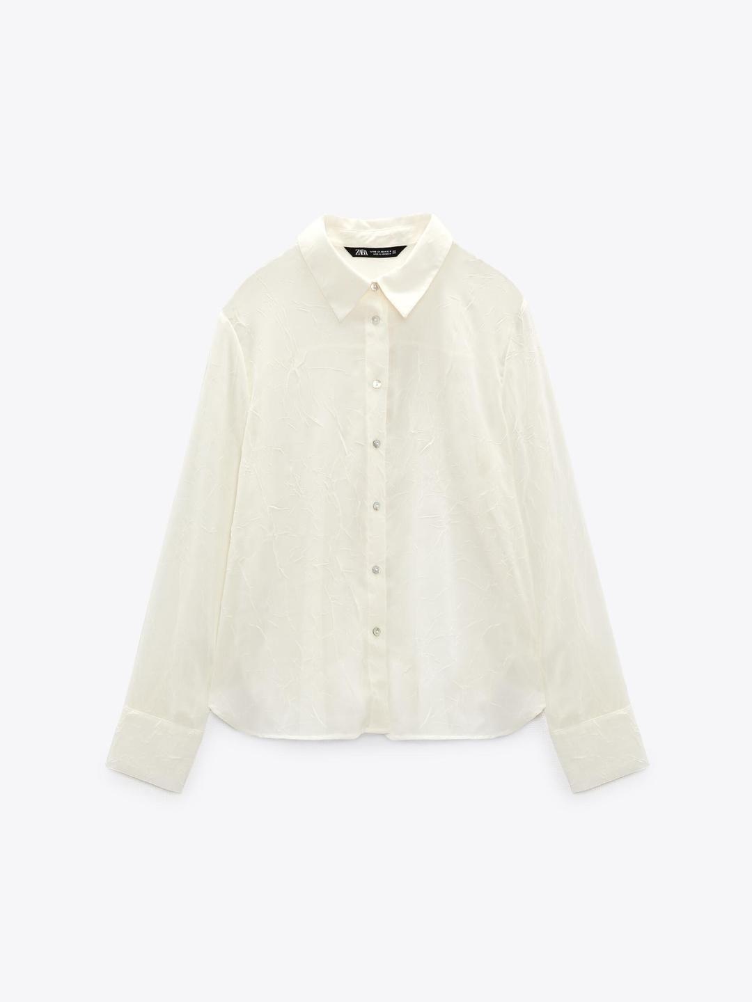 

ZARA Women Beige Shirts
