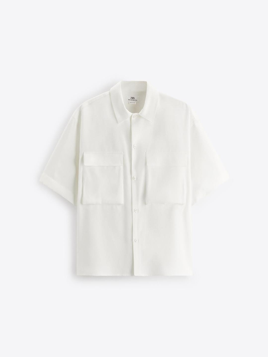 

ZARA Men White Shirts