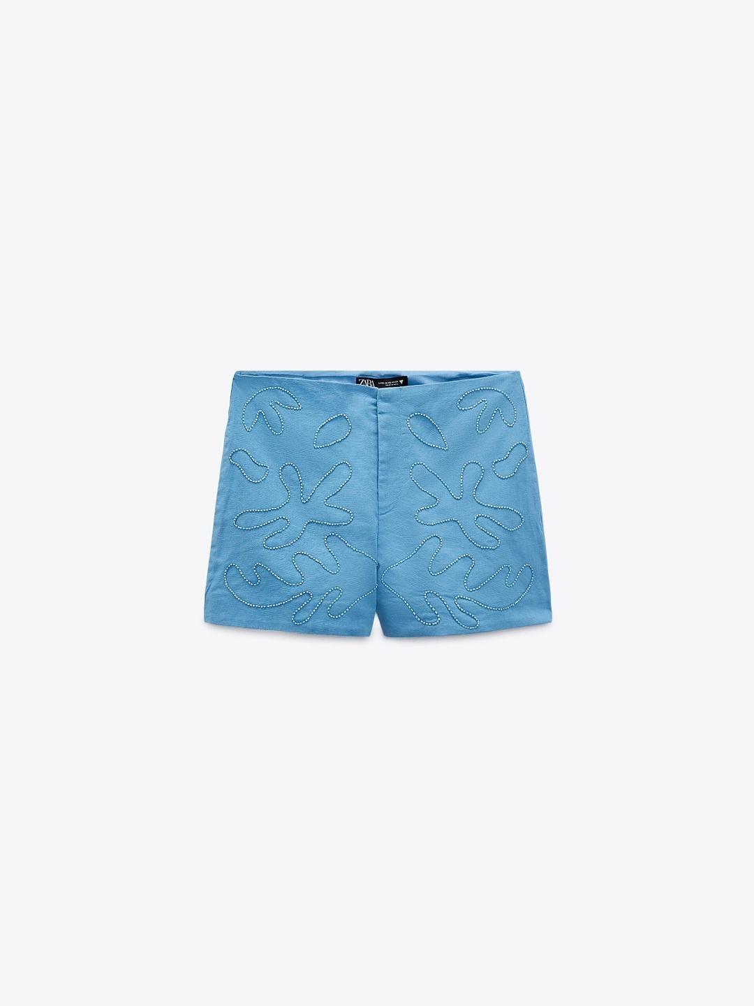 

ZARA Women Blue Shorts