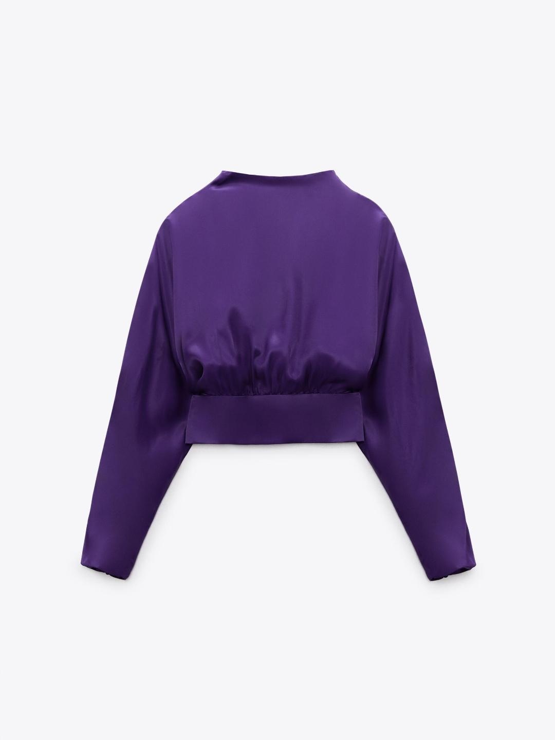 

ZARA Women Violet Tops