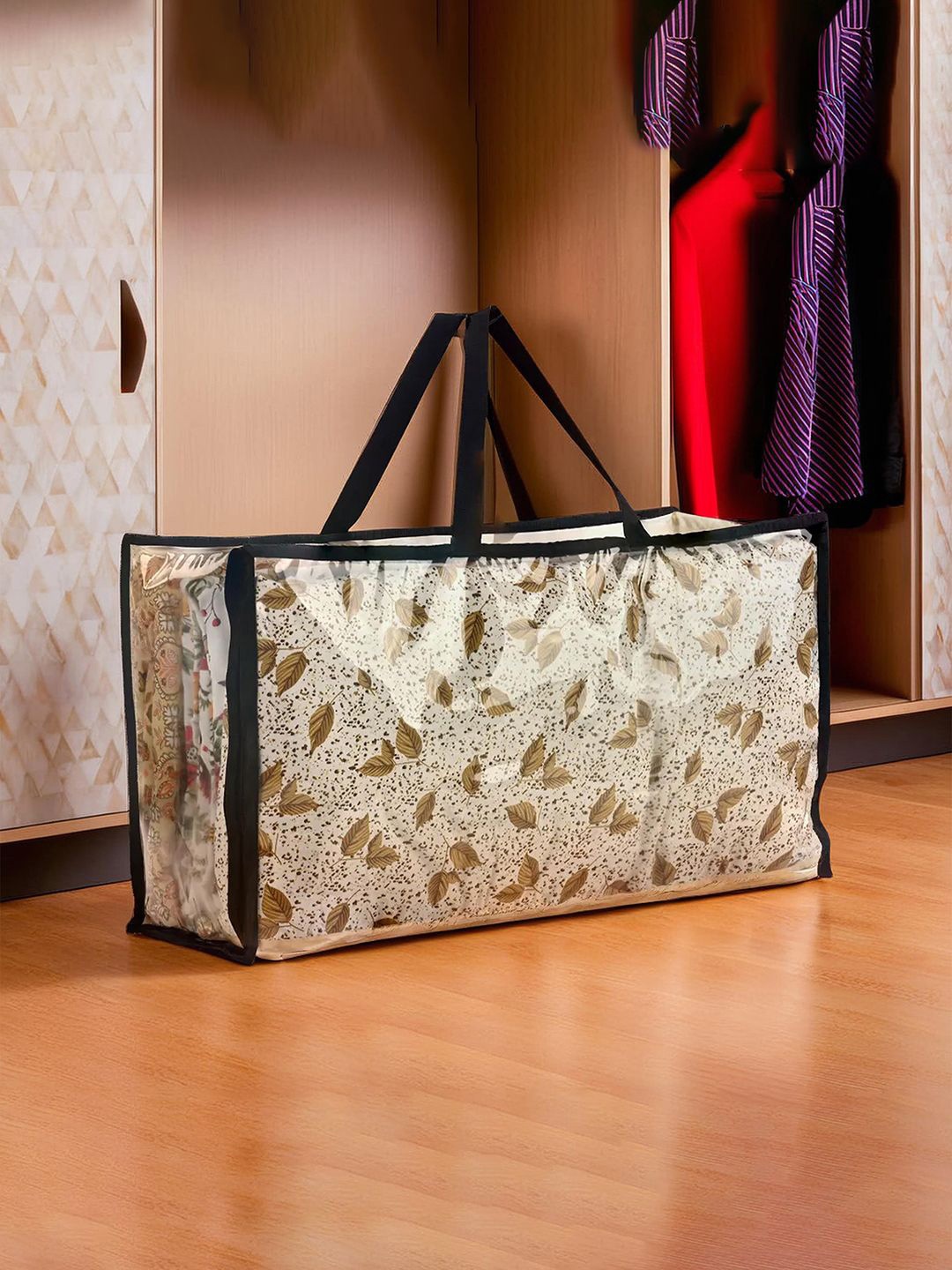 

Kuber Industries Transparent Waterproof Storage Bag Organisers