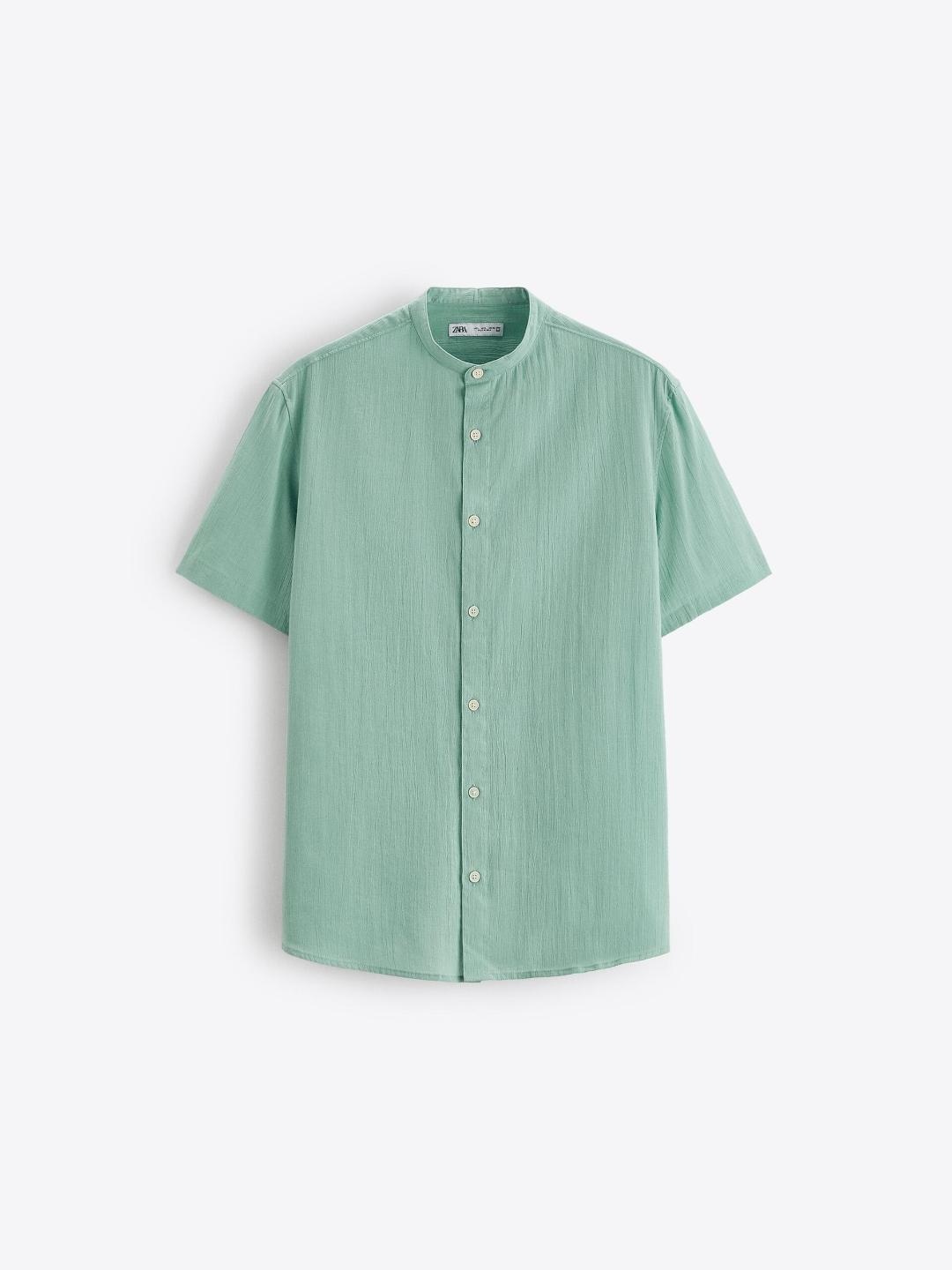 

ZARA Men Green Shirts