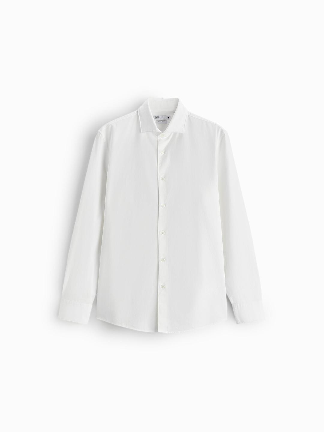 

ZARA Men White Shirts