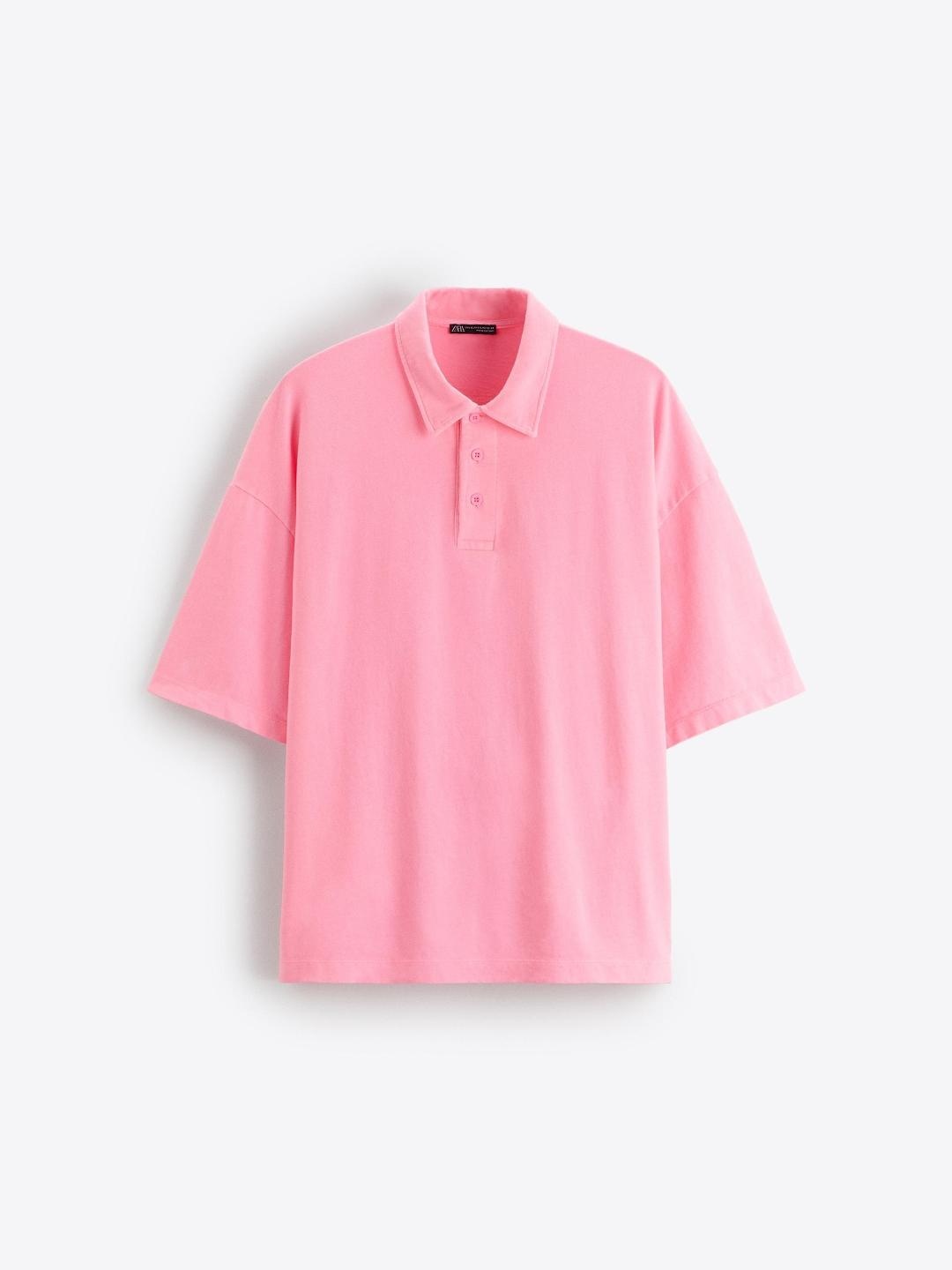 

ZARA Men Pink Tshirts