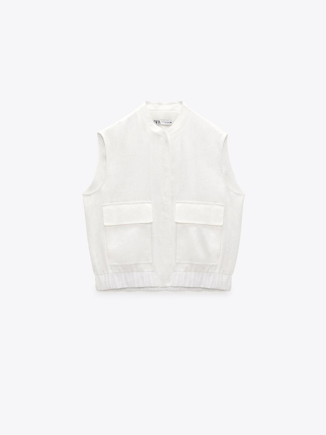 

ZARA Women White Waistcoat