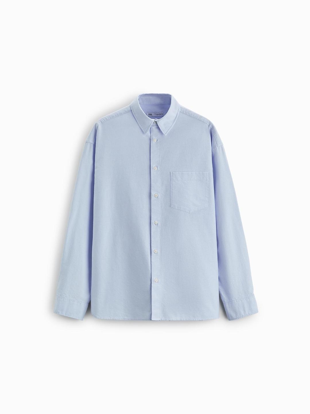 

ZARA Men Blue Shirts