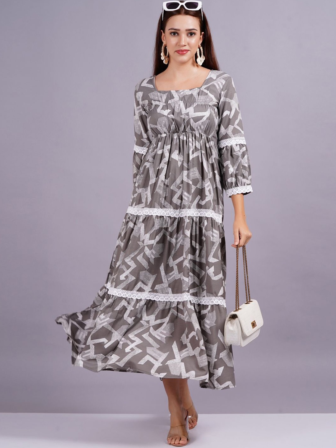 

JC4U women Maxi Dress, Grey