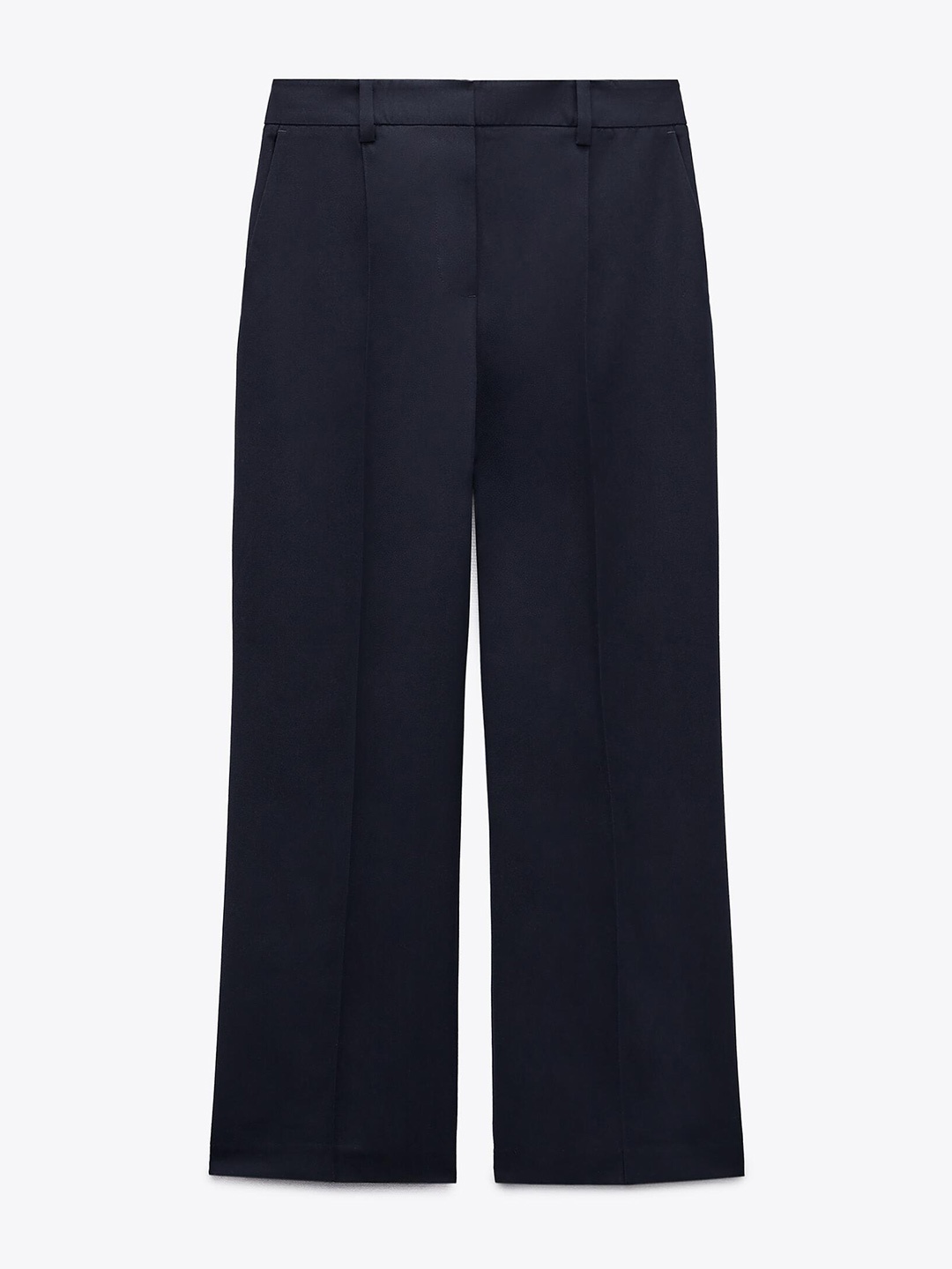 

ZARA Women Navy Blue Trousers