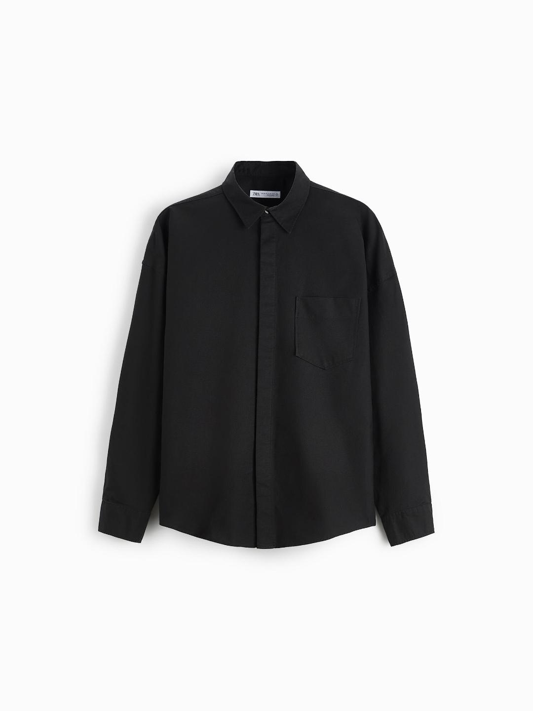 

ZARA Men Black Shirts