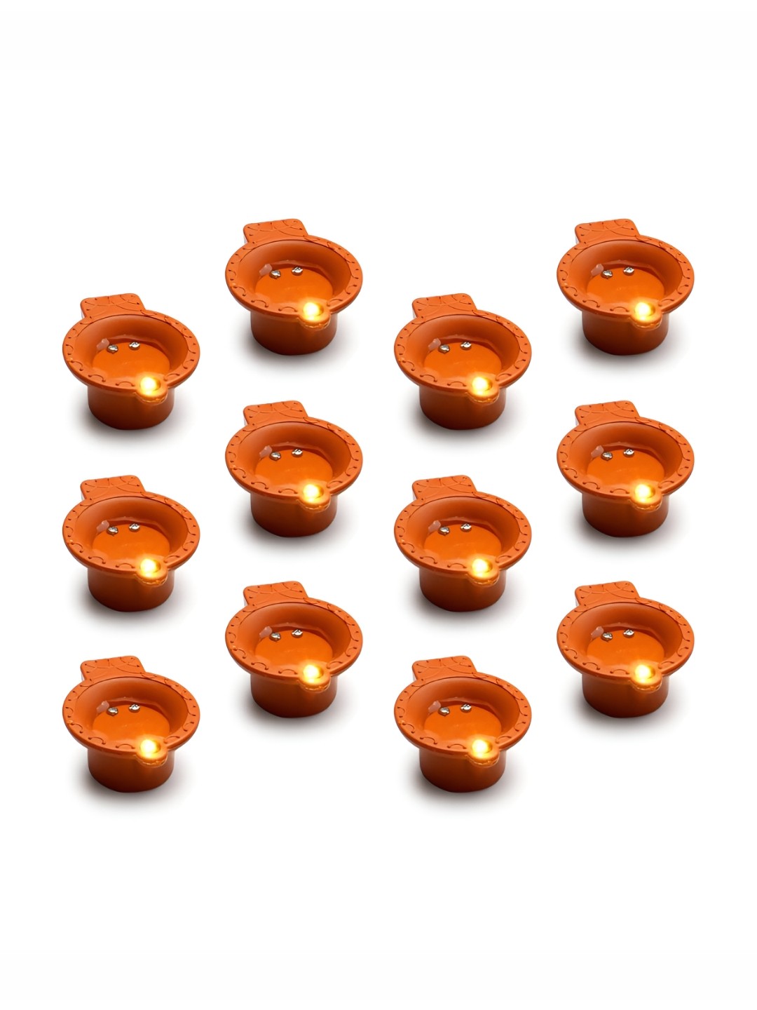 

ZURU BUNCH Red 12 Pieces LED Diya Festive Decors