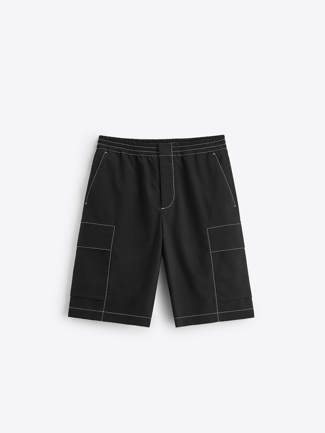 

ZARA Men Black Shorts