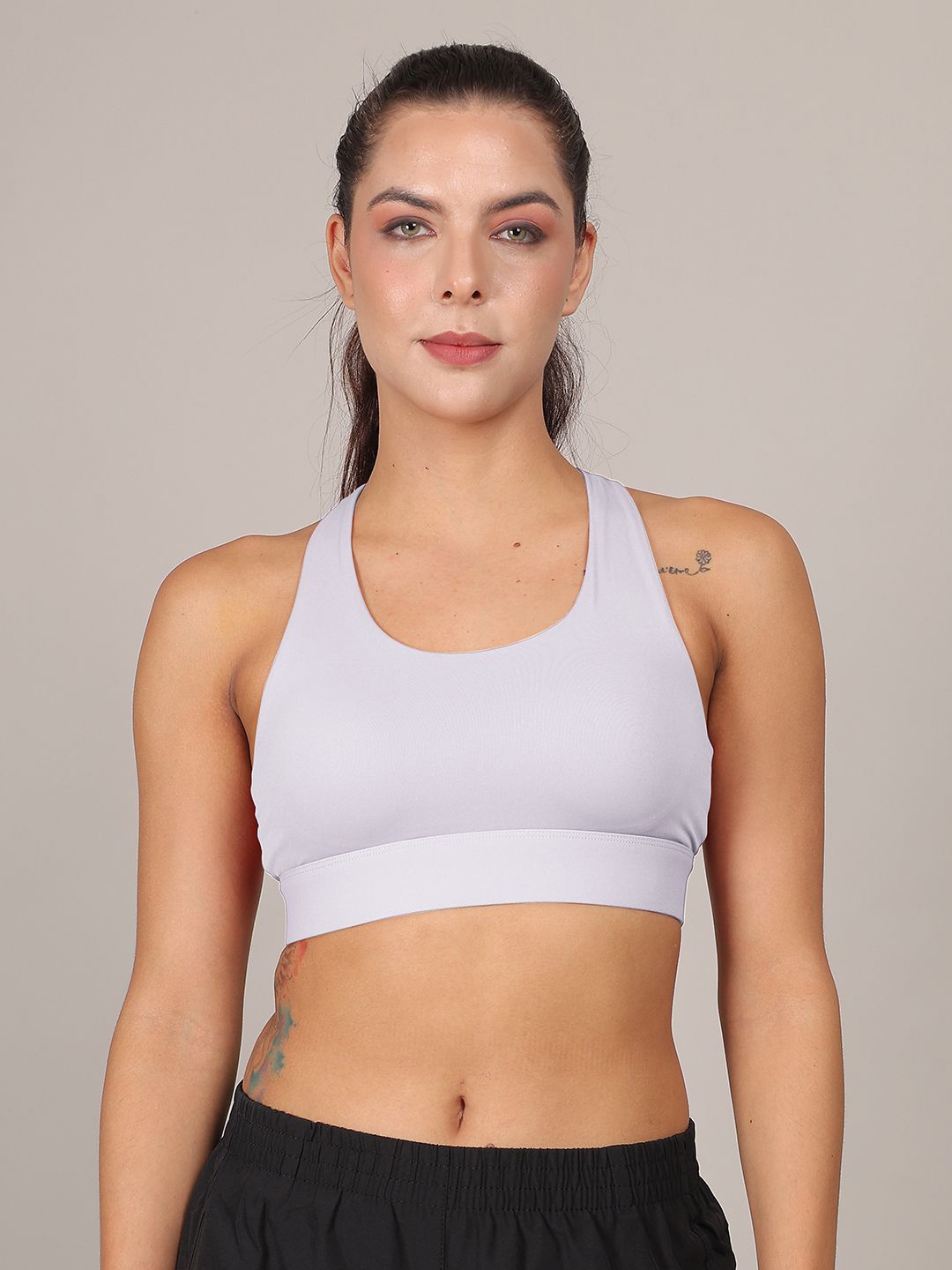 

bare dezire Women Full Coverage Lightly Padded Sports Bra, Lavender