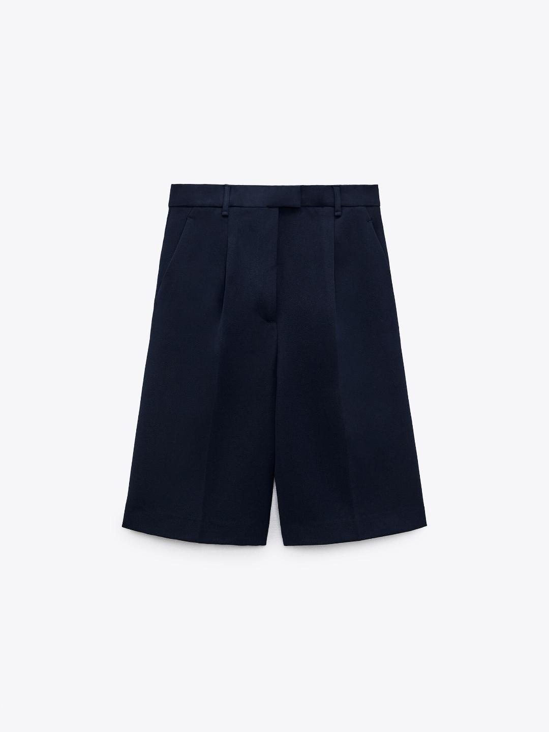 

ZARA Women Navy Blue Shorts
