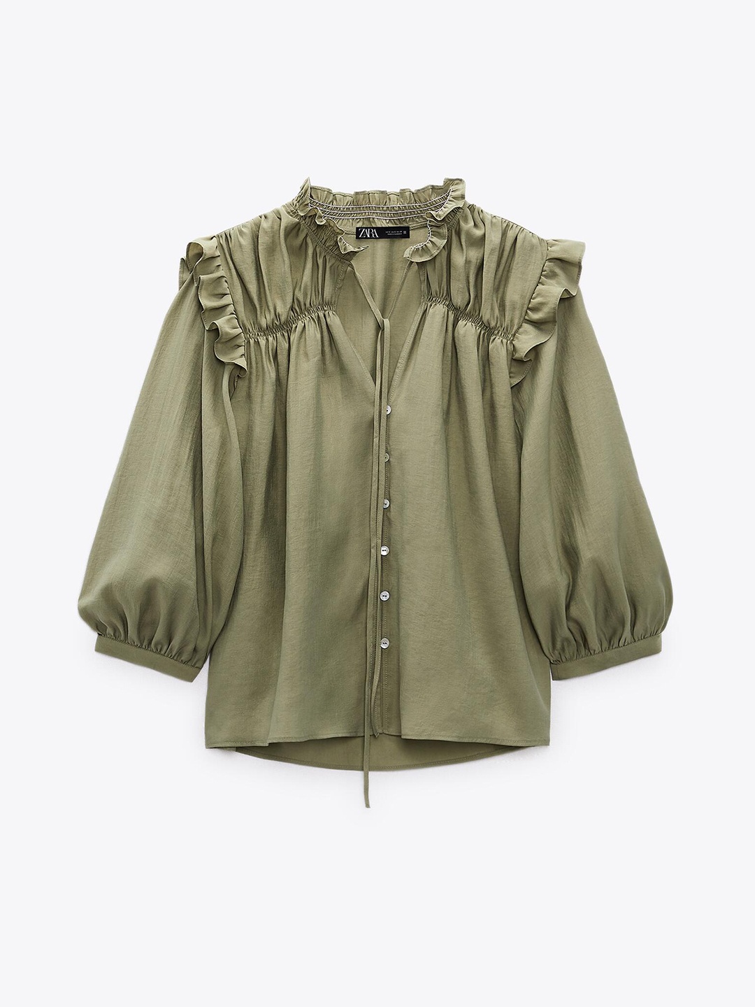 

ZARA Women Khaki Tops