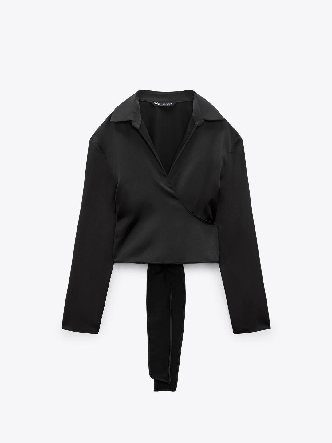 

ZARA Women Black Tops