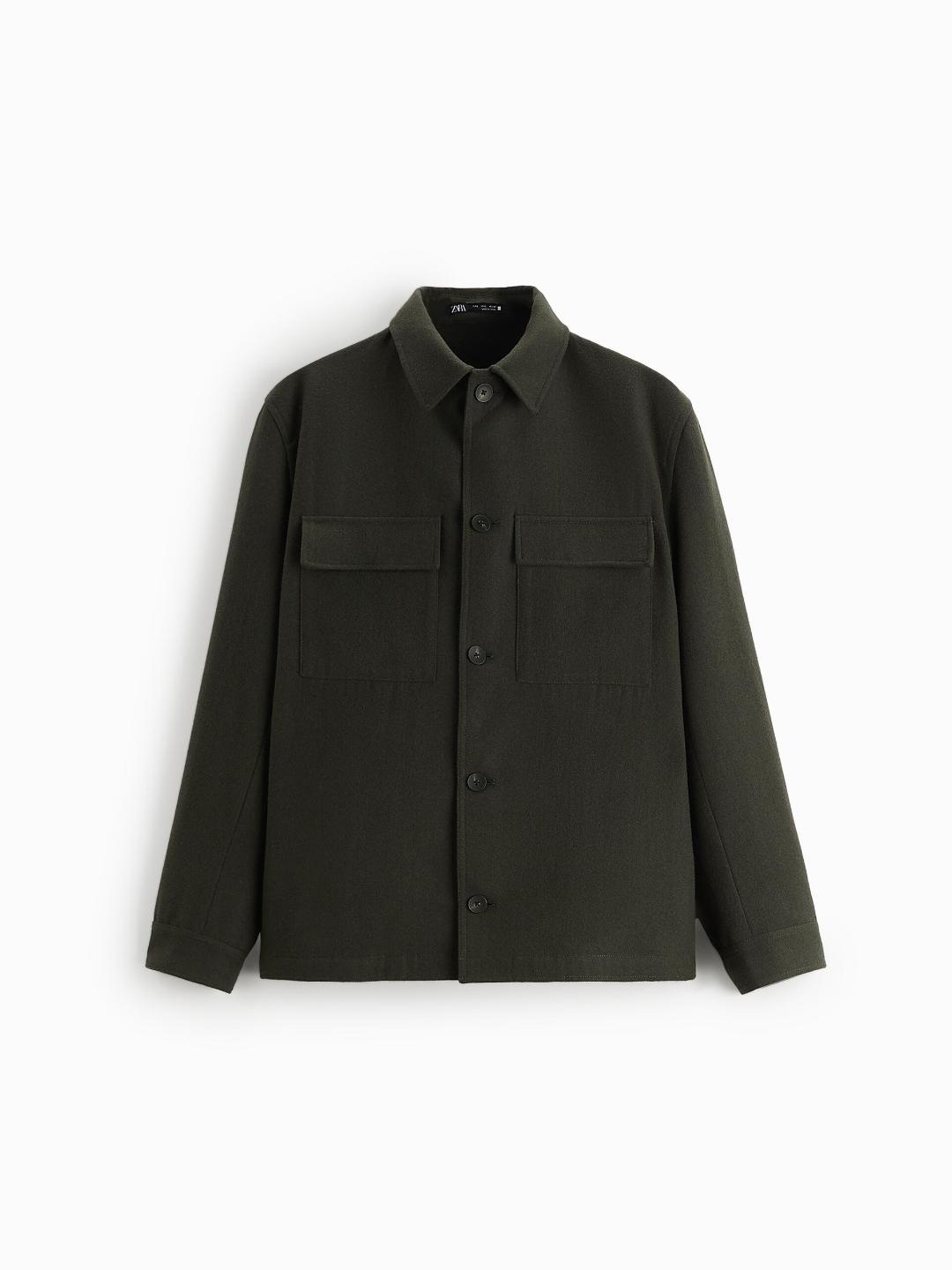 

ZARA Men Khaki Shirts