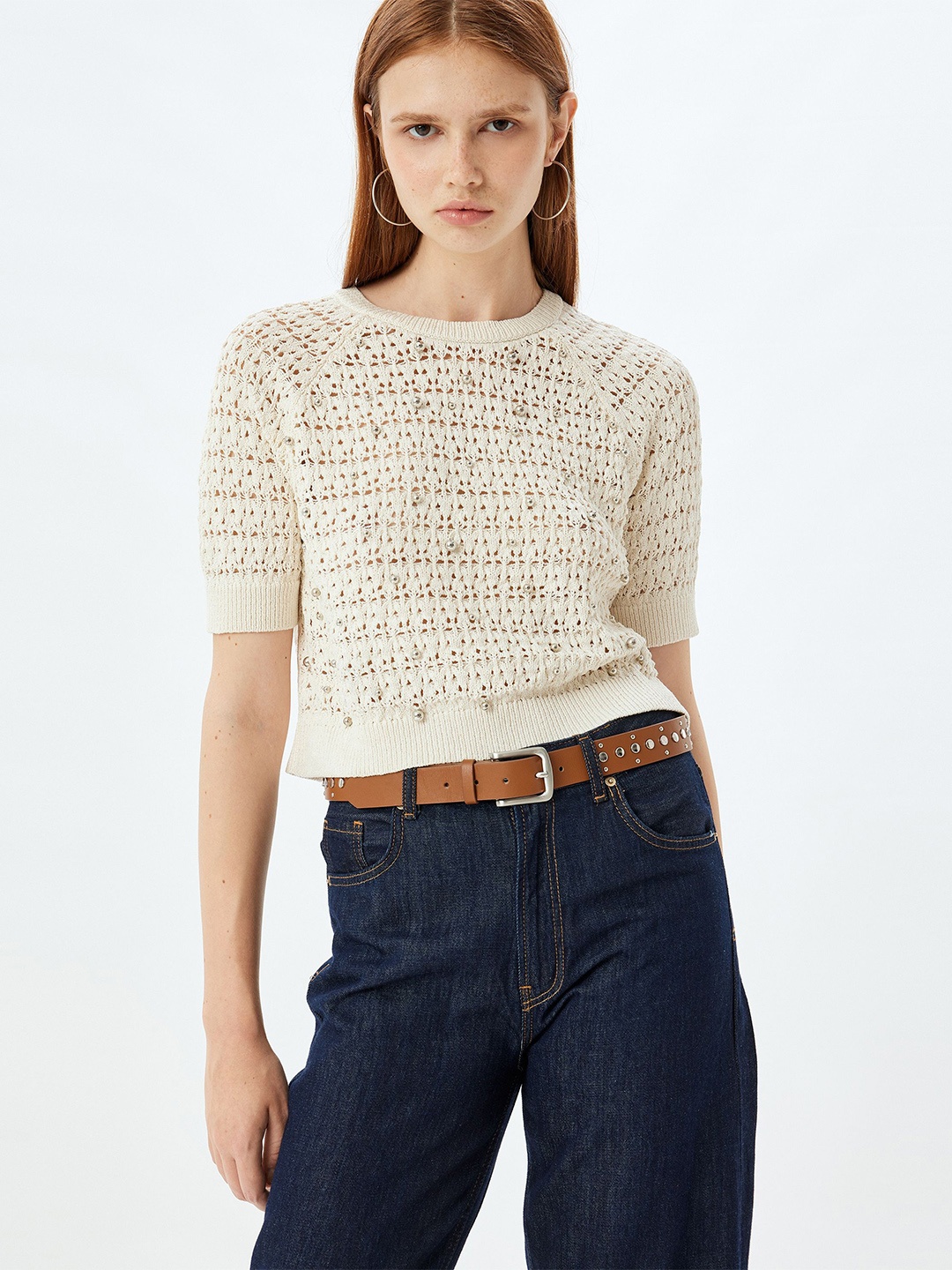 

Koton Women Pullover, White