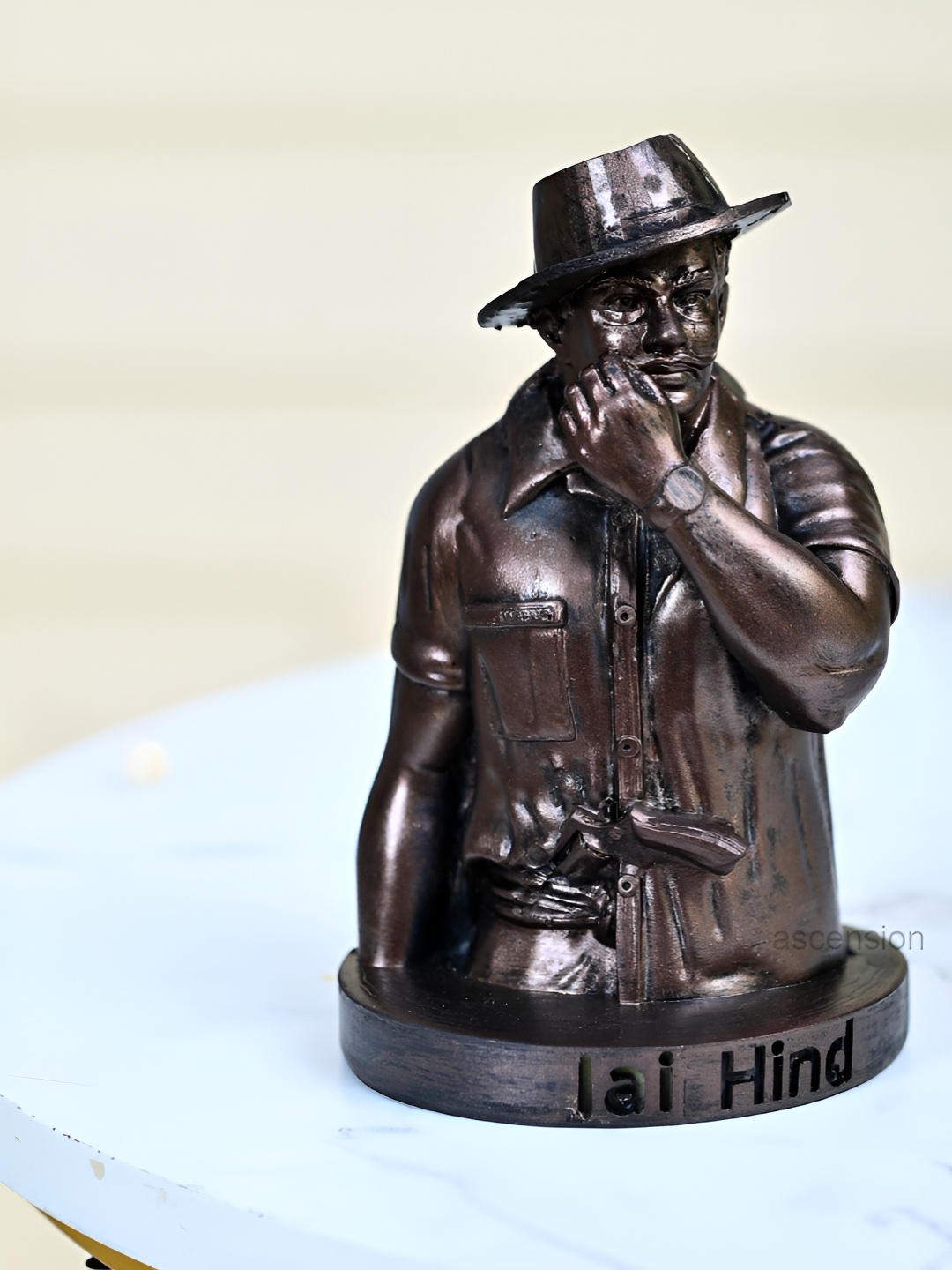 

Ascension Brown Bhagat Singh Figurine Showpiece