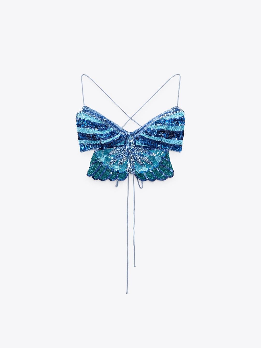 

ZARA Women Blue Tops